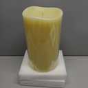 Luminara Grand Pillar Flameless LED Candle, Ivory 6.25" x 15", Battery Operated Real Wax w/Timer, Moving Flame, Realistic Unscented Home Decor Safe