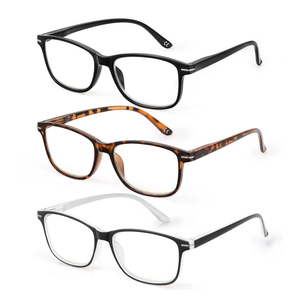 JOLISU 3 Pack Reading Glasses Men Women Spring Hinges Comfortable Glasses for Reading
