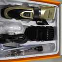 oneisall Dog Clipper Low Noise, Dog Grooming Kit with Rechargeable, Pet Shaver Cordless Electric Quiet Hair Clipper Set for Dogs Cats PetsGold