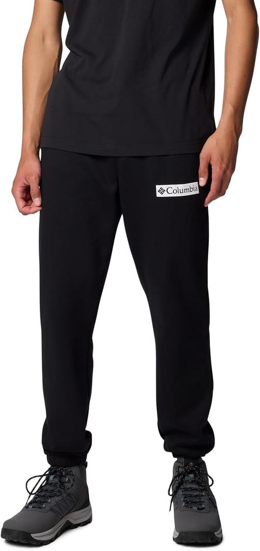 Columbia Mens Trek Jogger (X-Large, Black/Puff Box Gem Logo)