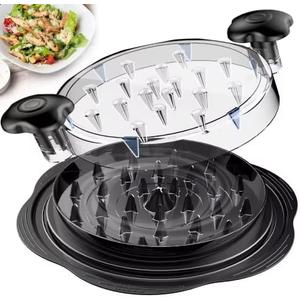 Plastic Meat Shredder Tool for Chicken, Pork & Beef  Handheld Shredding Tool with Ergonomic Grip, Heat Resistant, Dishwasher Safe
