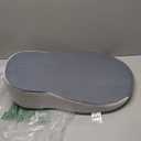 Rootling Baby Feeding Pillow, Anti-Overflow Feeding Pillow for Reducing Spit-Up, Safety Nursing Pillow, Baby Lounger Reflux Wedge Breastfeeding, Removable top and Bottom (Small, Black)