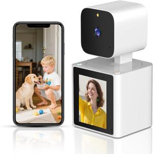 Home Security Camera Indoor,Pet Camera,1080P Dog Camera with Two Way Video,Monitor for Elderly/Baby/Nanny/Pet/Dog with app,Pan/Tilt WiFi Cameras,Night Vision,Dome Camera CS10