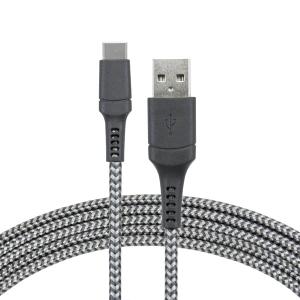 Cell Candy 10 ft Braided Charge & Sync Cable For USB C to USB