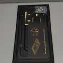 109684400B Rear License Plate Frames for Tesla Model Y and Model 3, Rear Plate Holder with Metal Stainless Steel Screws Cap and Screws, Rust Proof Rattle Proof Rear Plate Mounting Kit