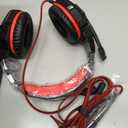 BENGOO G9000 Updated Stereo Gaming Headset for PS4, PC, Xbox One Controller, Noise Cancelling Over Ear Headphones with Mic, LED Light, Bass Surround, Soft Memory Earmuffs for Laptop - Red