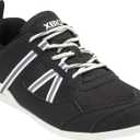 Xero Shoes Men's Prio Barefoot Athletic Sneaker (10, Black/White)