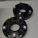 KSP 5X5.5 Wheel Spacers for Ram 1500, 1.5(38mm) 5x139.7mm to 5x139.7mm Hub Centric & 5 Lug Forged Wheel Spacers, Hub Bore 77.8mm Thread Pitch M14X1.5 for 2012-18 Dodge Ram 1500, Package of 4Pcs Black