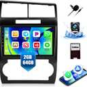2G+64G for 2006 2007 Dodge Charger Magnum Car Radio Stereo with Wireless CarPlay Android Auto 9" Touchscreen Radio Android 13 Car Stereo with Bluetooth WiFi FM GPS Backup Camera Head Unit