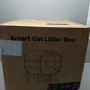 Fsitego Self Cleaning Cat Litter Box: Extra Large Automatic Litter Box for Multiple Cats, Odor-Free, App-Controlled, Ambient Light Waste Disposal
