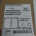 Masterpiece ZSMS-1020 Monet Pro 1.5" Deep Sausalito Heavy Weight and Texture 14 oz Cotton Stretched Artist Canvas 10" x 20"