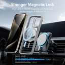 ESR for iPhone 15 Pro Max Case, Compatible with MagSafe, Military-Grade Protective Case, Built-in Stash Stand Phone Case, Scratch-Resistant Back Cover, Classic Series, Clear Grey