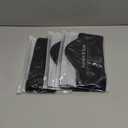 JenPen 3 Pcs Double-layer Ear Muffs for Winter Ear Warmers Headband for Men Women Knit Fuzzy Lined for Adult Running Cycling Ski (Black)