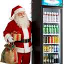 BODEGACOOLER Commercial Beverage Refrigerator and Cooler, 12.5 Cu.Ft. Commercial Merchandiser Refrigerator with Soft LED Light, Adjustable Shelves, Display Fridge For Kitchen,Office,Outdoor,Bar,Garage (Black)