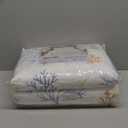 Great Bay Home Coastal Quilt Set - 3-Piece Full/Queen Size Coral Bedding Set - Lightweight, All-Season, Reversible Bedspread (Pastel Coral)