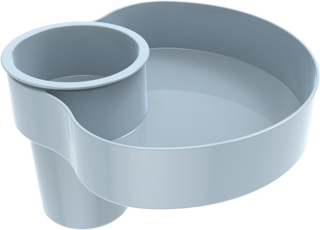 Car Seat Snack Tray (Grey, 1 PACK)