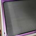 REPTI ZOO 120 Gallon Reptile Terrarium, 4x2x2 ft Light Weight Reptile Enclosure, Colored Reptiles Tank with Tempered Glass Door, Large Aluminum Habitat for Bearded Dragon, Snake, Lizard, Gecko-Purple