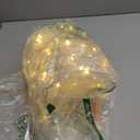 Outdoor Christmas Balls Lights Tree Lights Waterproof, 4 Pack 7.87" LED Hanging Globe Sphere Lights with 8 Lighting Modes Memory Timer Plug for Party Wedding Xmas Porch Patio Garden Yard Decorations (Warm White)