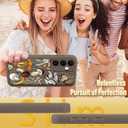 KANGHAR Brown Case for Samsung Galaxy S25 Plus Case, Cute Mushroom Art Design Soft TPU Shockproof Protective for Women Girls Slim Phone Cover-Brown