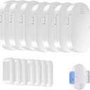 Evernary Door Window Alarm, 7Pcs Wireless Pool Door Alarm for Home Kids Saftey with 120dB Loud 4 Working Modes, Magnetic Sensor for Garage Business Apartment Office (7)