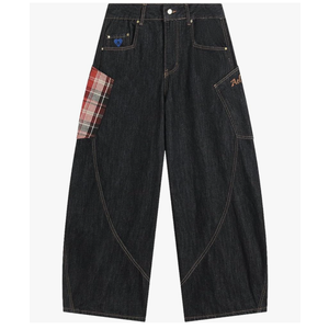 Aelfric Eden Super Baggy Barrel Jeans Wide Leg Denim Trouser Straight Leg Jeans Unisex Vintage Pants, Size 30