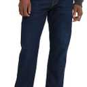 Levi's Men's 502 Taper Fit Jeans (36W x 30L, On and Off - Dark Indigo Stonewash)
