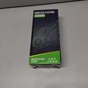 Cordless Electric Scissors: 4V Rechargeable Rotary Cardboard Cutter, 3000mAh Battery, with LED Light, 2 Blades, Box Cutter for Fabric Carpet Carton Plastic Leather Cloth (Green)