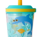 Reduce 12oz Cartwheel Straw Cup, Blue