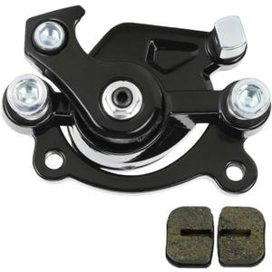 HIAORS Rear Disc Brake Caliper Pads for 79cc 97cc 100cc 2.8hp Coleman CT100U CC100X Baja Doodle Bug DB30 Monster Mega Moto MM-B80 B105 Motovox Mini Bike 49cc 50cc Syx Moto Holeshot Pocket Dirt Bike (Black)