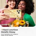 CHICLADY for iPhone 17 Pro Max Case with 1x Screen Protector, [Compatible with MagSafe] [Integrated Camera Protection], Non Yellowing Slim Cute Women Girly Magnetic Cover for iPhone 17 Pro Max, Gold