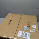 24" Low Profile Flush Mount Wood Fandelier Ceiling Fan with Light