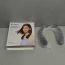 JISULIFE Portable Neck Fan, Hands-Free Bladeless, 5 Speeds, 4000 mAh Battery Operated Wearable Personal Fan, Twistable, Rechargeable, Gift for Women Men-Black