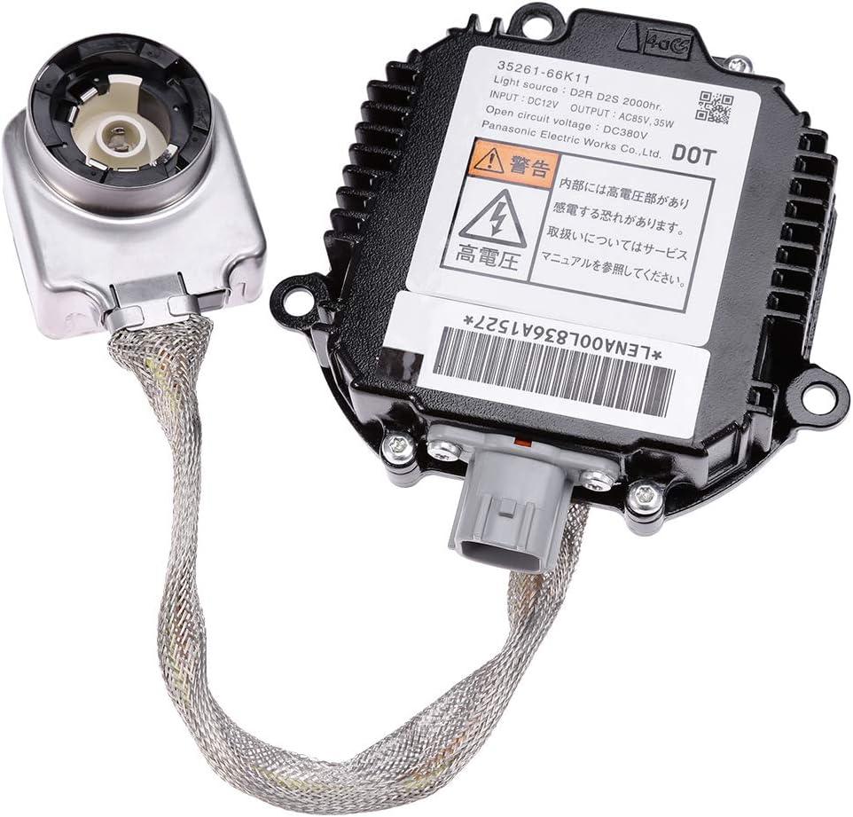 Headlight Ballast Igniter Control Unit Module Replacement for Infiniti EX35 EX37 JX35 QX56 FX35 FX37 FX45 FX50 QX70 M35 M37 M45 M56 G35 G37 Replacement for Nissan Maxima Murano 350Z 370Z
