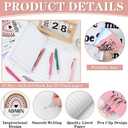 Resurhang 18 Pcs Administrative Professional Day Gift, 9 Admin Assistant Notebooks & 9 Motivational Pens, Thank You Gifts for Administrative Assistant Professionals Week, Coworker Employees Secretary