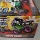 Monster Jam, Official Smash & Bash Grave Digger Remote Control Indoor & Outdoor Vehicle, 1:15 Scale Repairable Monster Truck, Kids Toys for Boy and Girls Ages 4 and up, One Size