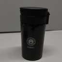 DUBBLIN Frappe Stainless Steel Tea Coffee Mug Double Wall Vacuum Insulated Travel Mug with Leak Proof Lid, Wide Mouth Tumbler, Thermo Flask Keeps Hot 6 Hrs, Cold 12 Hrs 300ML Black