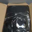 ManMengJi Black Folding Chair Covers, Spandex Folding Chair Covers 10 PCS, Banquet Chair Slipcovers for Party, Wedding, Holidays, Celebration