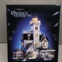 Magic House Building Set with LED Light, Owens House Blocks Toy, Creator Architecture Model Building Kit, Compatible with Lego Horror House, Home Office Decor Gift for Adults (1877PCS)