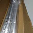 Tension Curtain Rod 41-146 In (4-12ft), Extra Long Tension Rod No Drilling For Patio Windows, Sliver Shower Curtain Rod For Room Divider,One-Click Telescopic Rod, Outdoor Curtain Rods Never Rust