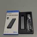 ORICO M.2 NVMe SATA SSD Enclosure, USB 3.1 Gen 2 (10 Gbps) to PCI-E 6Gbps NGFF M-Key / B+M Key SSD Case M.2 Reader Support UASP for Size 2230/2242/2260/2280 SSDs Diskless (M2PVM)