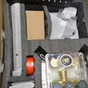 gotonovo Rainfall Bathroom Shower System Rain Shower Head and Handle Set Wall Mounted Shower Complete Combo Solid Brass Pressure Balancing Shower Mixer Valve 12 Inch Matte Black