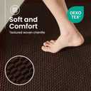 TYUU Bath Mat Set 2 Piece, Thin Bathroom Rugs Non Slip Washable Quick Dry, 20"x30" + 20"x30"
