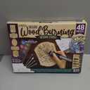 ArtSkills Wood Burning Kit for Beginners, Deluxe Pyrography Wood Engraving Art Set with Burner Pen, Stencils, Watercolor Paints, DIY Tools for Adults and Kids, 48 Pieces