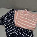 Liu & Qu Women's Maternity Bodycon Ruched Side Dress Casual Short & 3/4 Sleeve Dress for Daily Wearing Or Baby Shower, Large