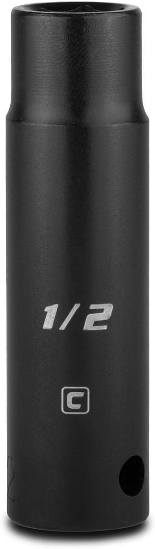 Capri Tools Deep Impact Socket, 1/2-Inch Drive, 6-Point, SAE (1/2-Inch)