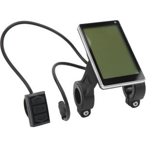 Electric Bike Display, 6 Pins Universal Waterproof M5 LCD Digital Screen Control Panel Replacement Accessories with Connector for Electric Bikes, Scooters