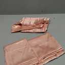 BEDELITE Satin Pillowcase for Hair and Skin, Super Soft and Cooling Similar to Silk Pillow Cases 2 Pack with Envelope Closure, Gift for Women Men(20"x26" Standard Size, Coral)