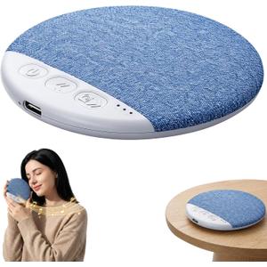Sleep Pillow Speaker, 2026 New Bluetooth Pillow Speaker,Portable Bluetooth Under Pillow Speaker with White Noisefor Deep Sleeping, for Side Sleepers and Deep Sleep (No Charger (Blue)