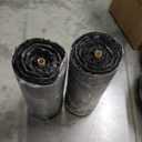 2 Pack Recycled Rubber Mulch Mat Roll Black Permanent Mulch Walkway Pathway for Landscaping Outdoor 8' x 2'