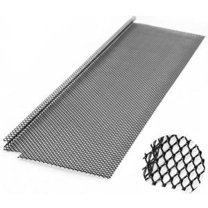 Blulu 1 Pcs Lock in Gutter Guard 6 Inch x 75 ft Stainless Steel Micro Mesh Leaf Gutter Screens Protection Covers Fit 4", 5" and 6" K Style